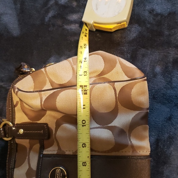 PRICE DROP Brown Coach logo canvas bag - Picture 5 of 7